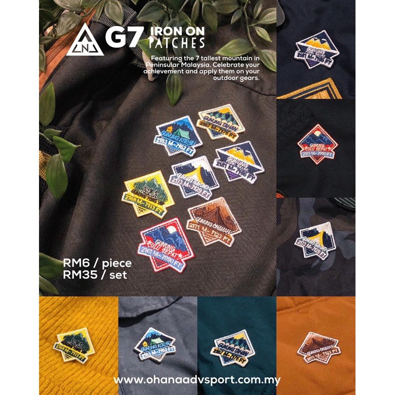 LIMITED EDITION G7 PATCH BY OHANA